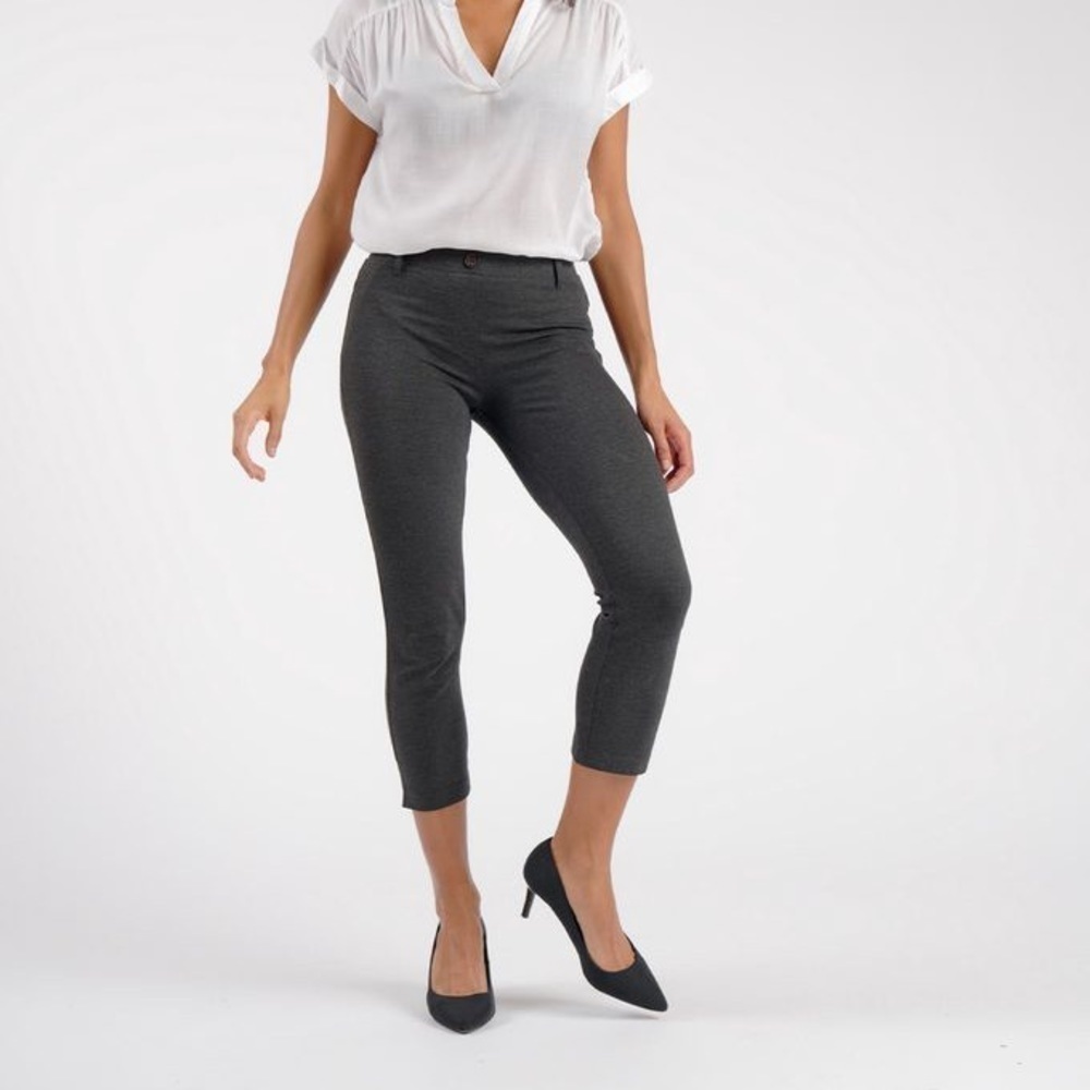 Betabrand Crop Dress Pants Yoga Medium